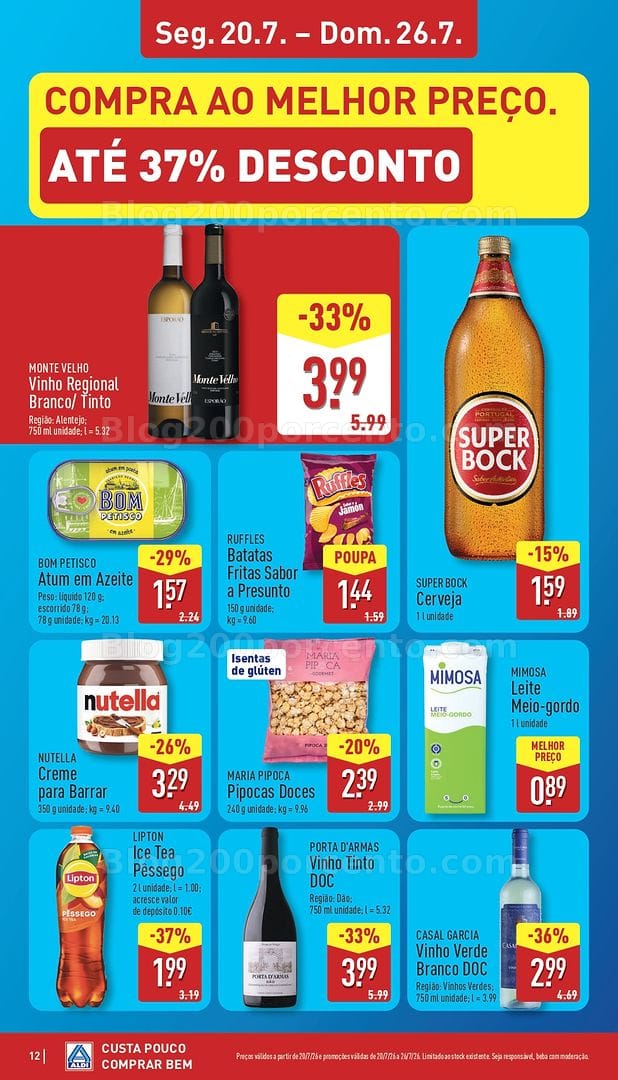 Antevisão Folheto ALDI Promoções de 20 a 26 julho